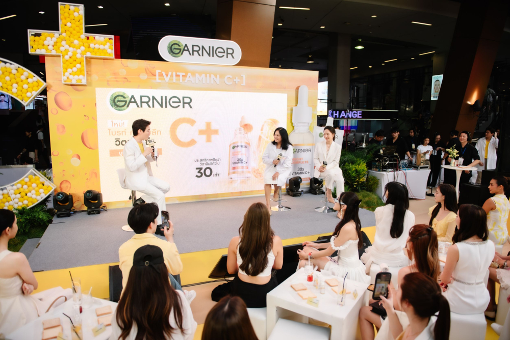 พลิกโฉมวงการวิตซี Garnier ด้วยเซรั่มวิตซีสูตรใหม่ ในงานอีเวนต์สุดคูล สู่ยุคใหม่ของวงการวิตซี ไบรท์จริง ไวจัด ตัวจบในขวดเดียว