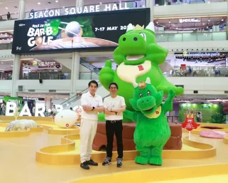 จากกระทะสู่สนามมินิกอล์ฟ! บาร์บีคิวพลาซ่า x ซีคอนสแควร์ ชวนพัตต์บน “กระทะบาร์บีกอนยักษ์” ครั้งแรก ในงาน “Hole In Fun: Bar B Golf”